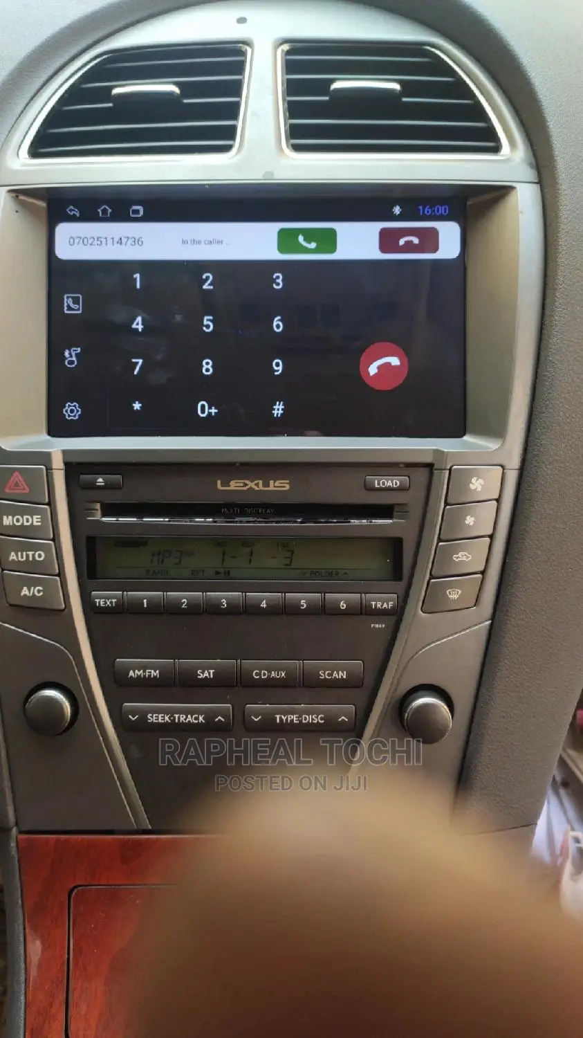 Lexus Es 350 Andriod Player 2007 to 2012