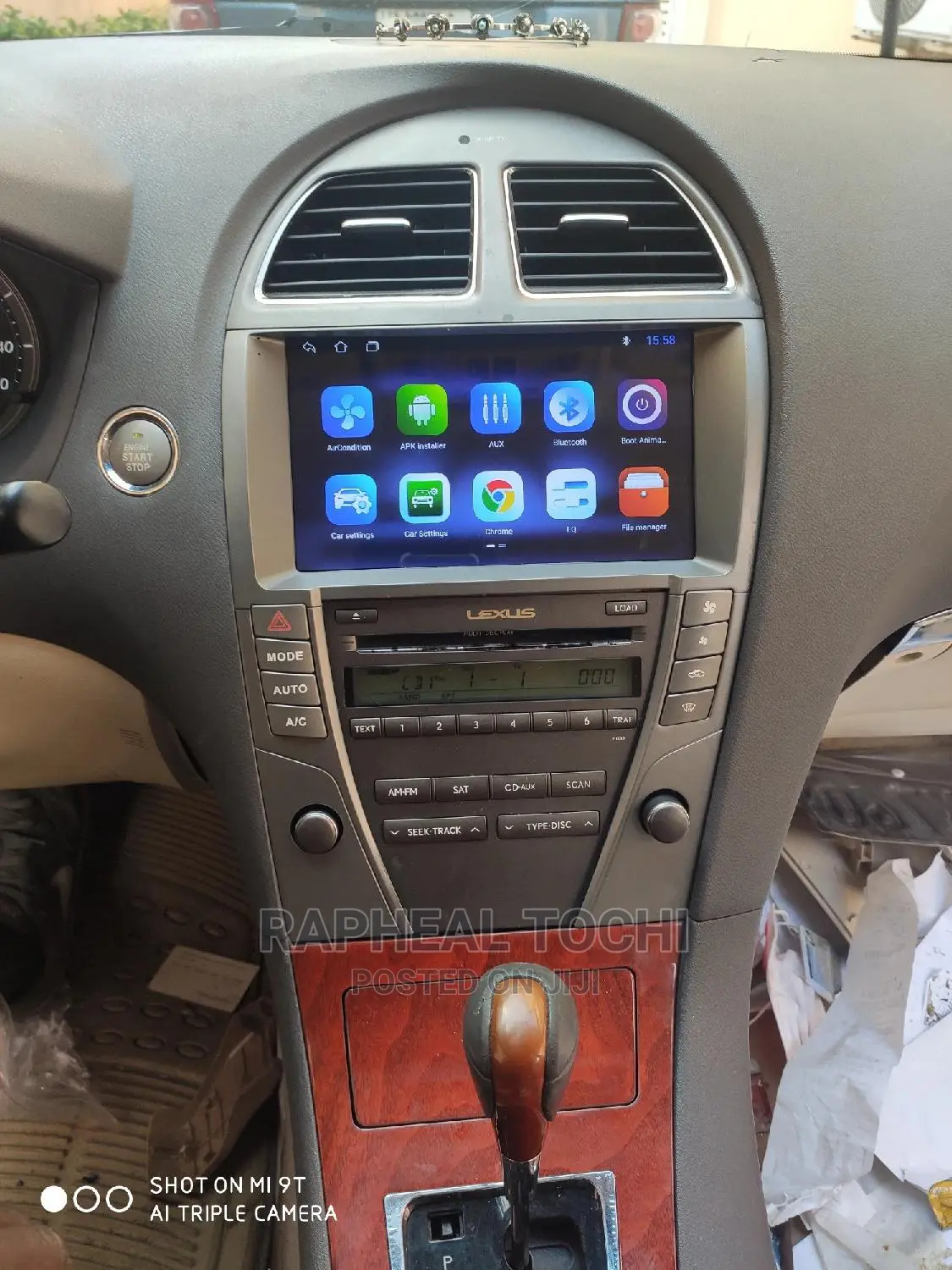 Lexus Es 350 Andriod Player 2007 to 2012