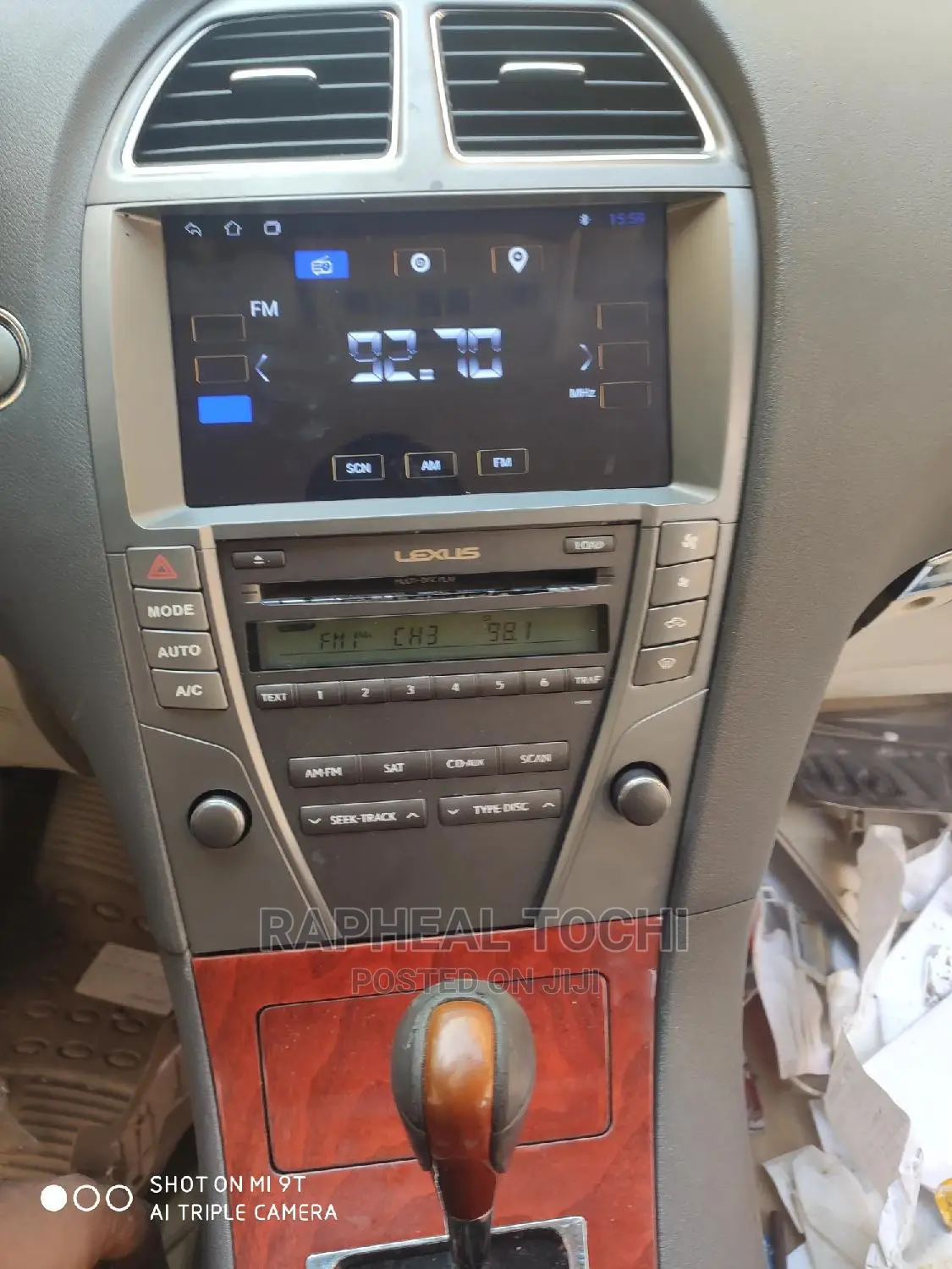Lexus Es 350 Andriod Player 2007 to 2012