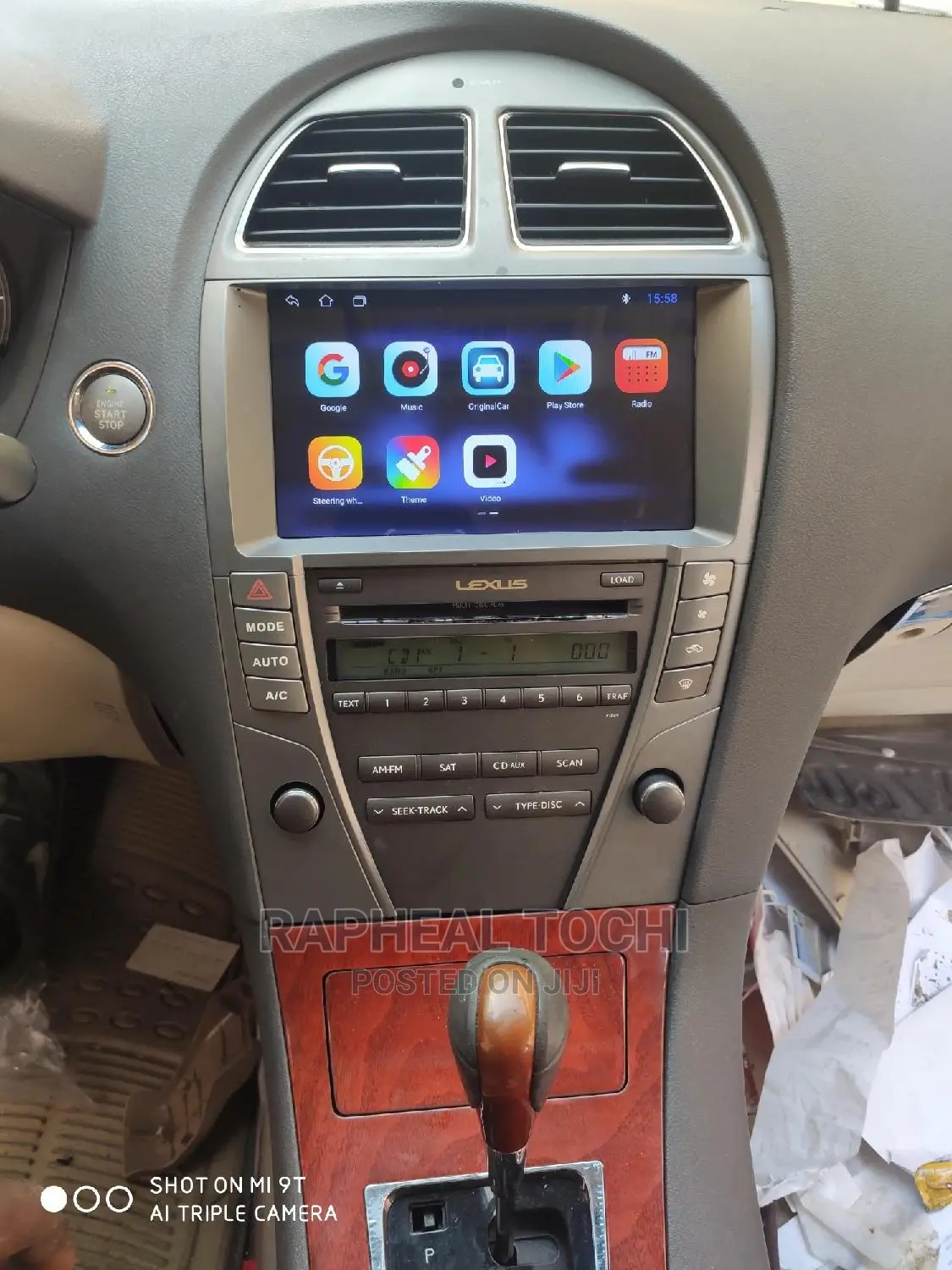 Lexus Es 350 Andriod Player 2007 to 2012