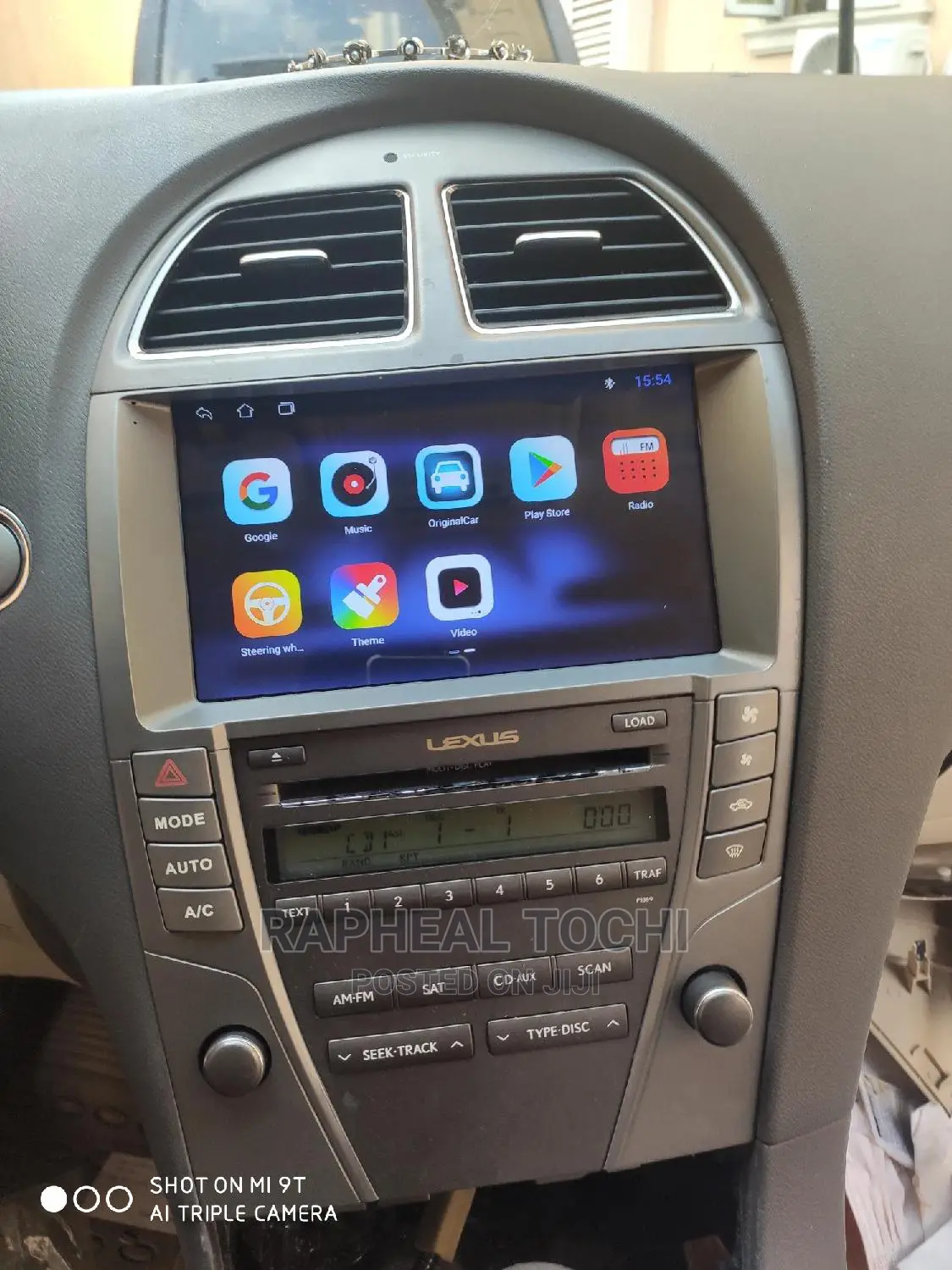 Lexus Es 350 Andriod Player 2007 to 2012