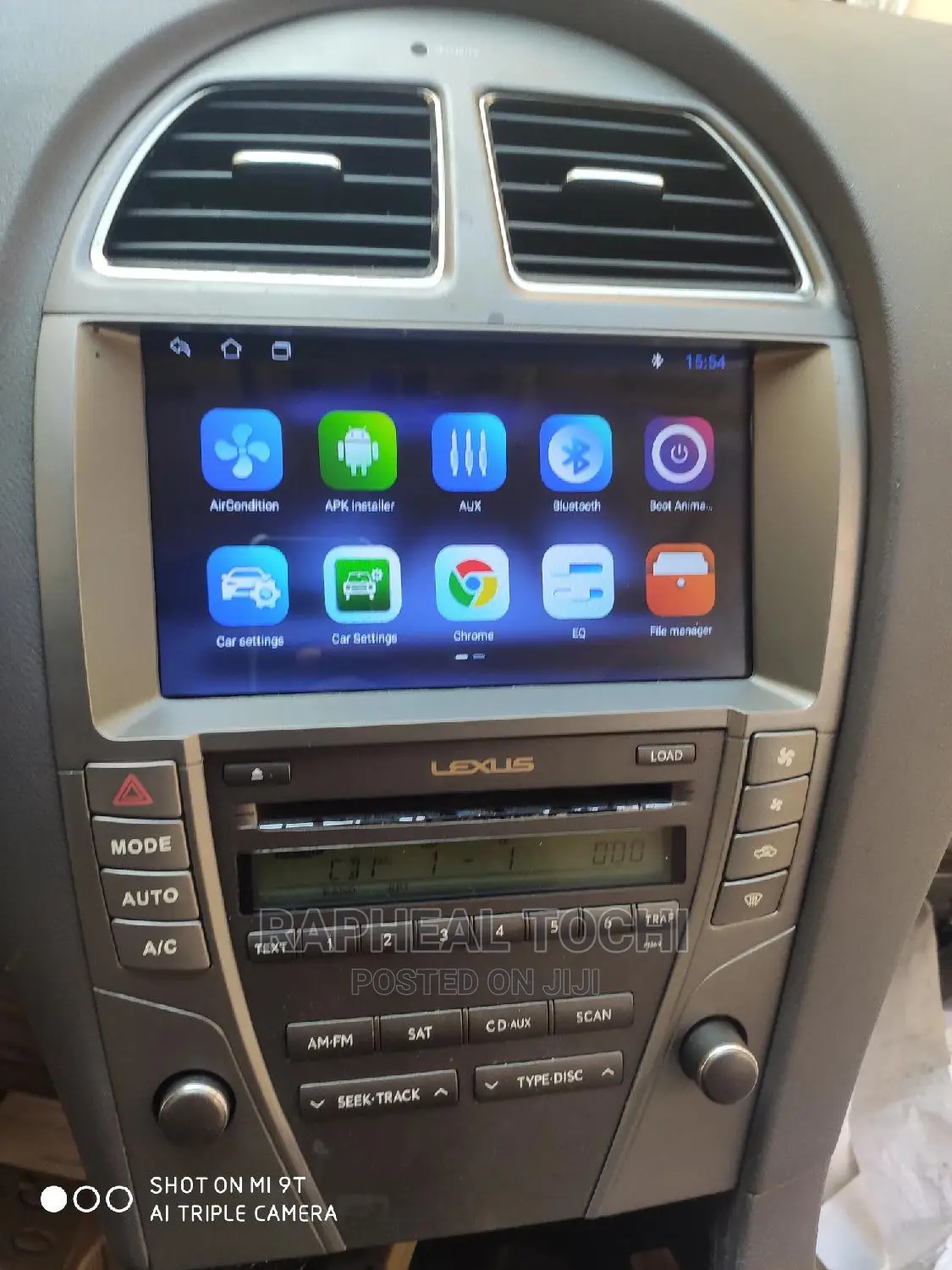 Lexus Es 350 Andriod Player 2007 to 2012