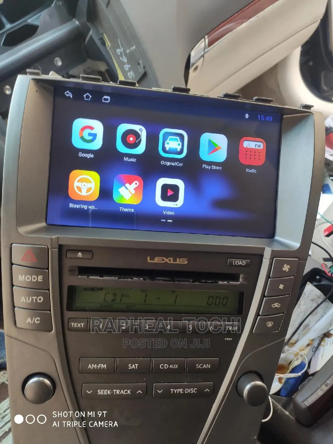 Lexus Es 350 Andriod Player 2007 to 2012