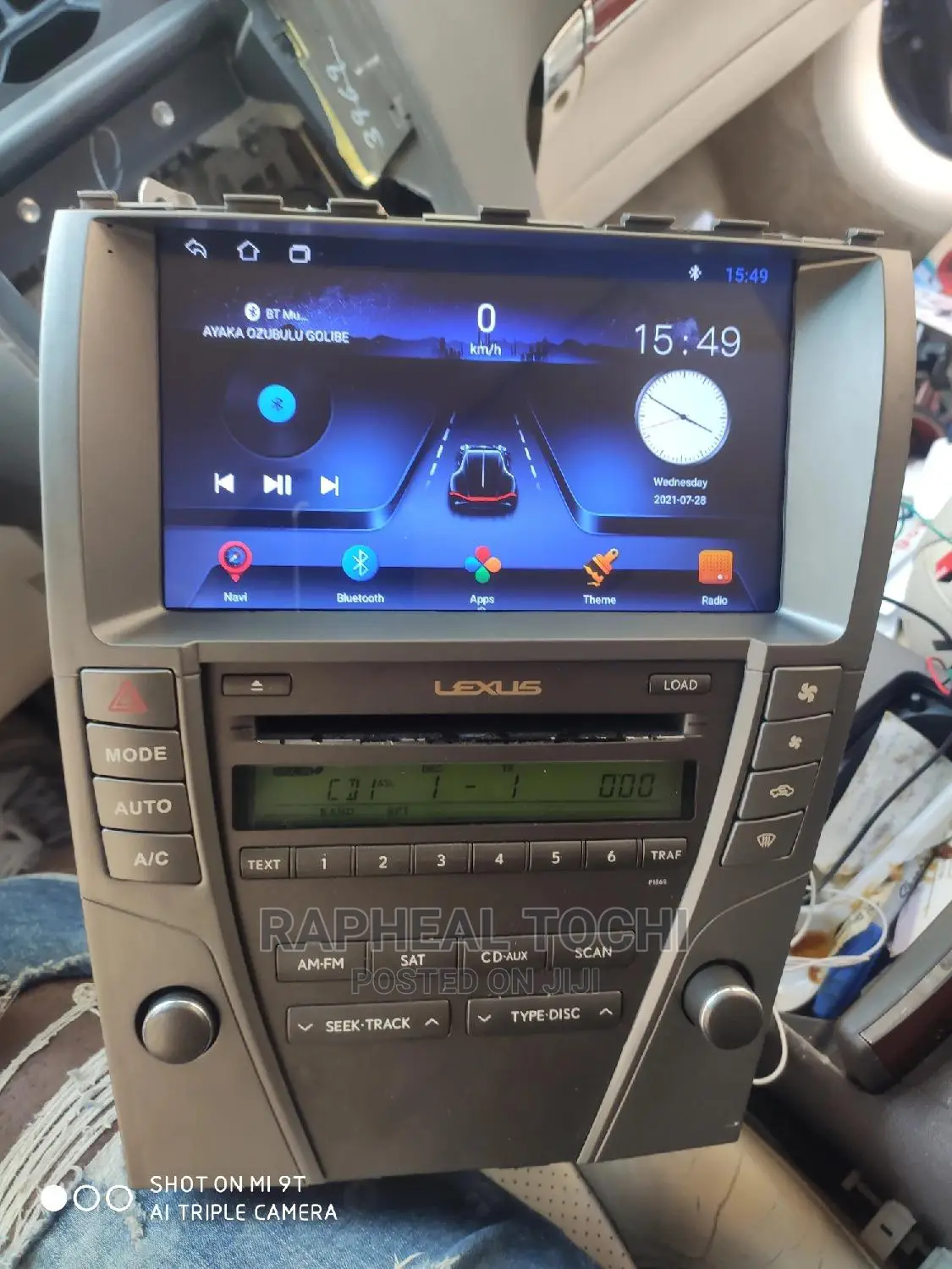 Lexus Es 350 Andriod Player 2007 to 2012