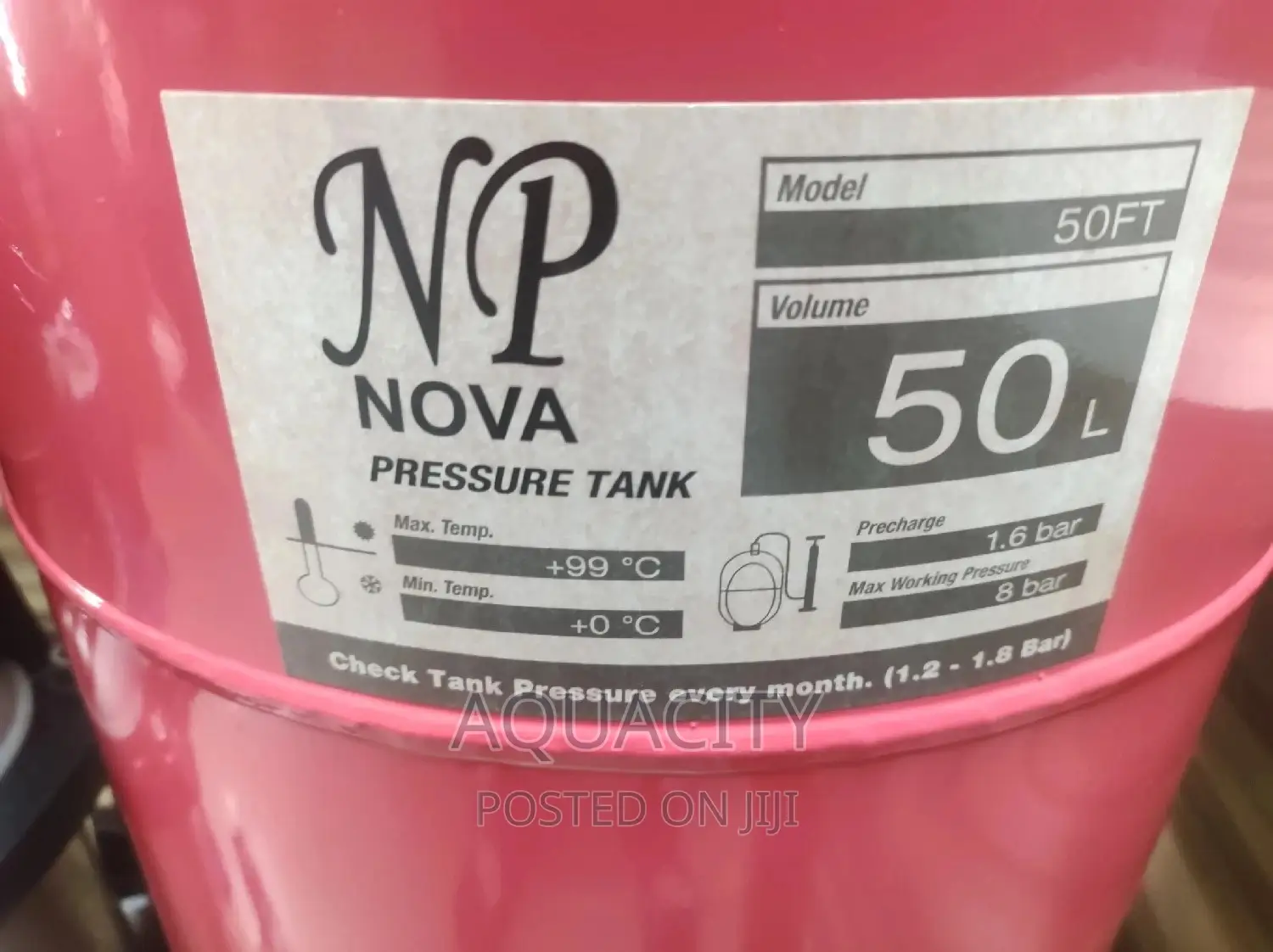 50litres Nova Pressure Tank