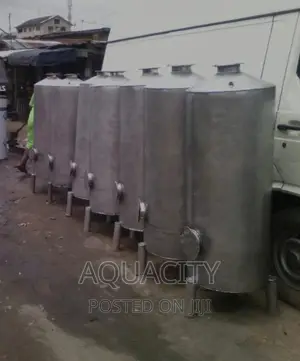 20" by 4 Locally Fabricated Cylinder for Water Treatment.