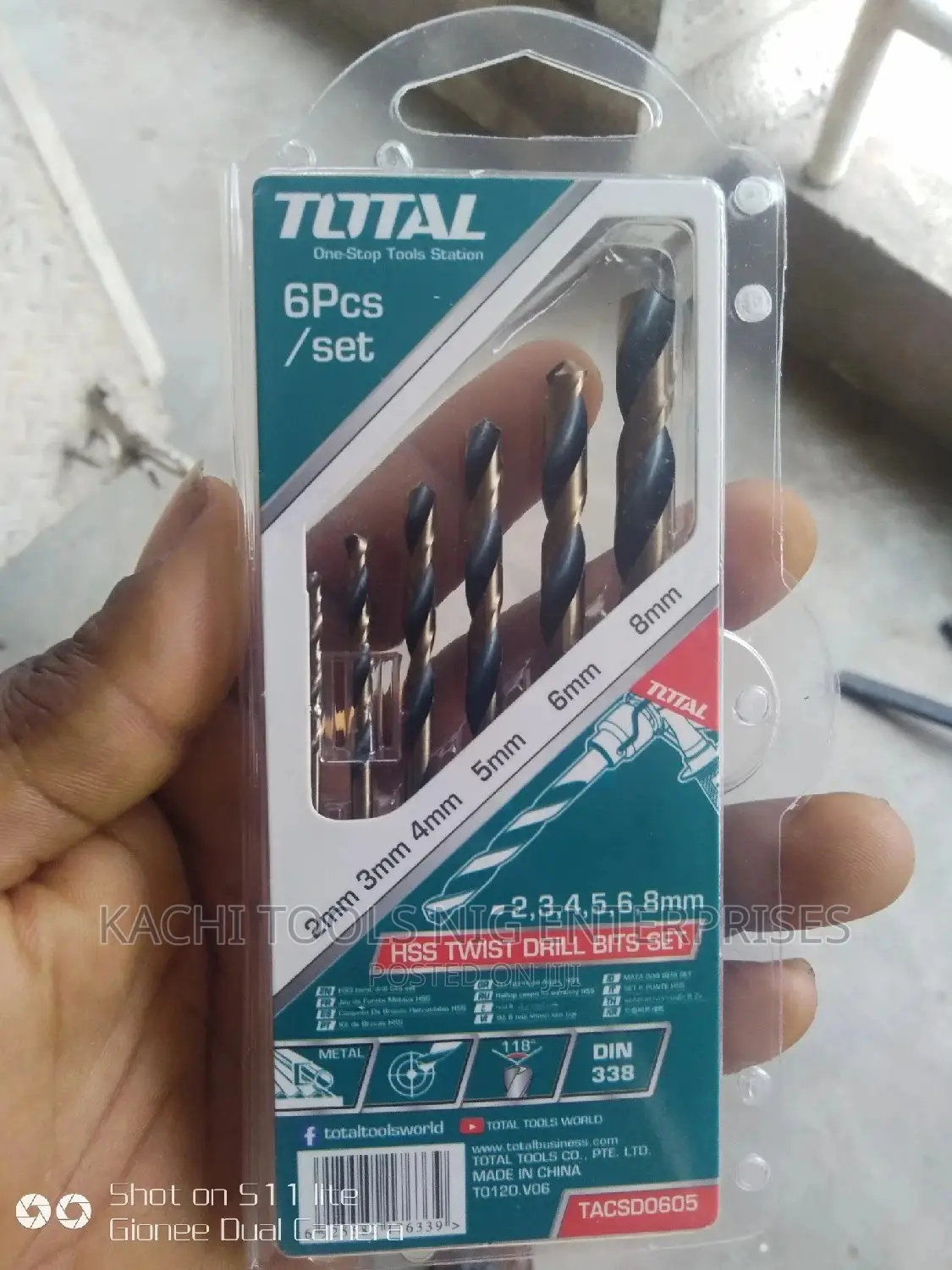 Drilling Bit Set, 2m to 8m Set