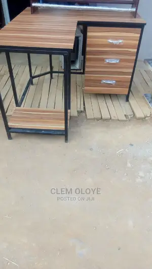 Iron Frame Office Table