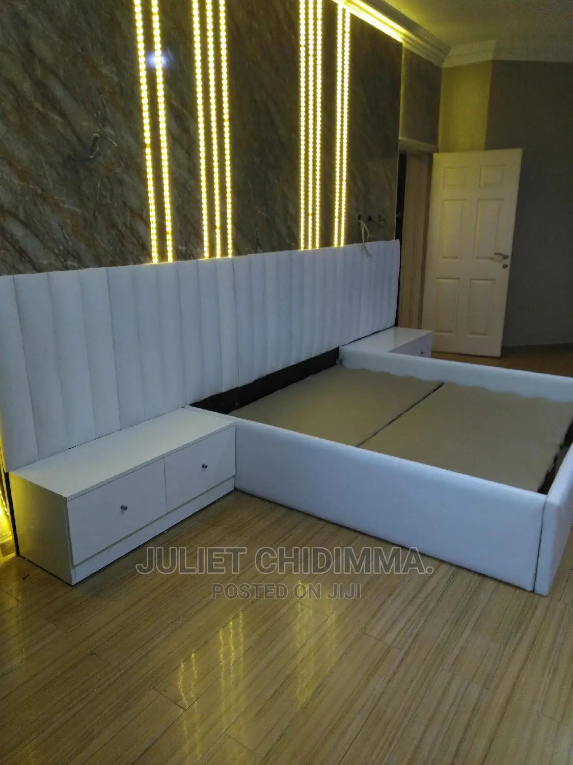 A Luxury 6*6 Padded Bed Frame