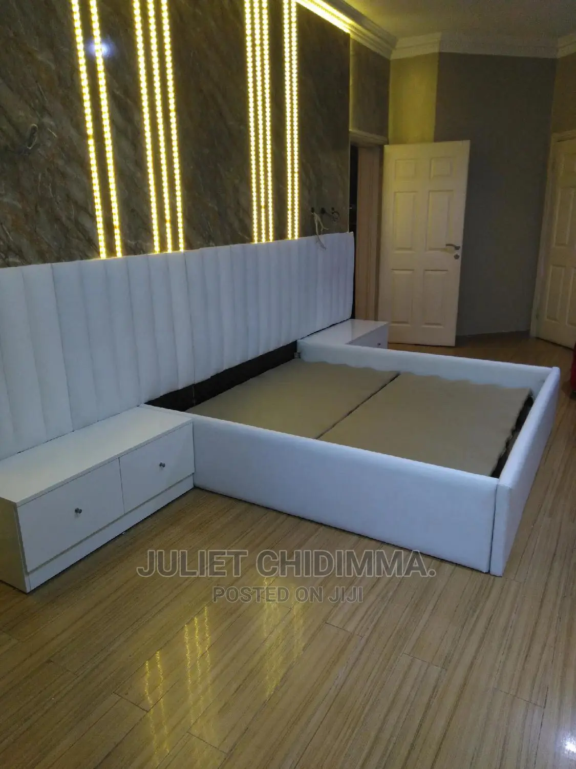 A Luxury 6*6 Padded Bed Frame