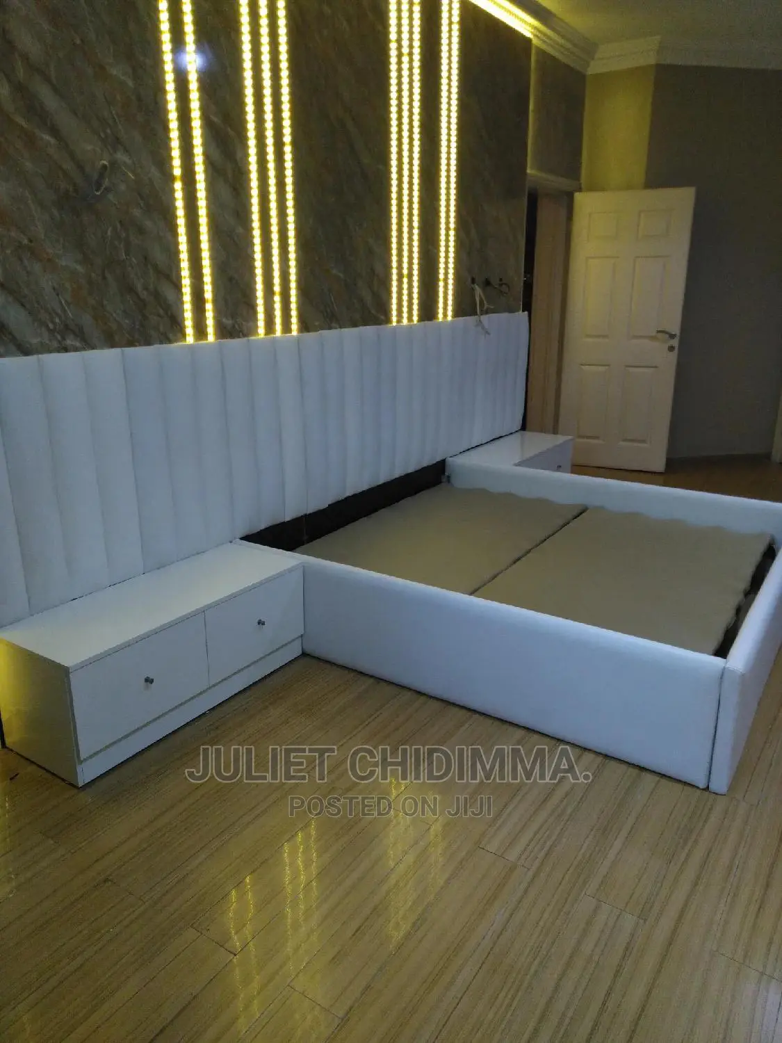 A Luxury 6*6 Padded Bed Frame