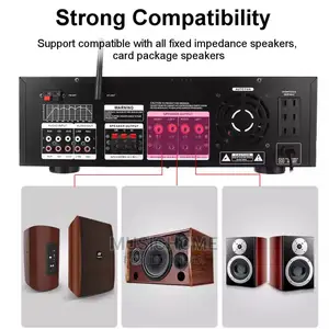 Big Power Ceiling/Wall Speakers Bluetooth Amplifier