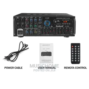 Sunbuck Audio Amplifier System for Speakers in Home or Car