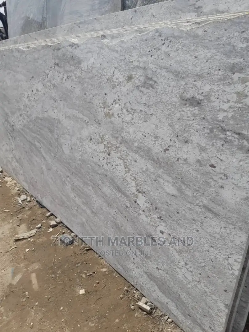 Indian Rosa White Marble/Granite Slab.