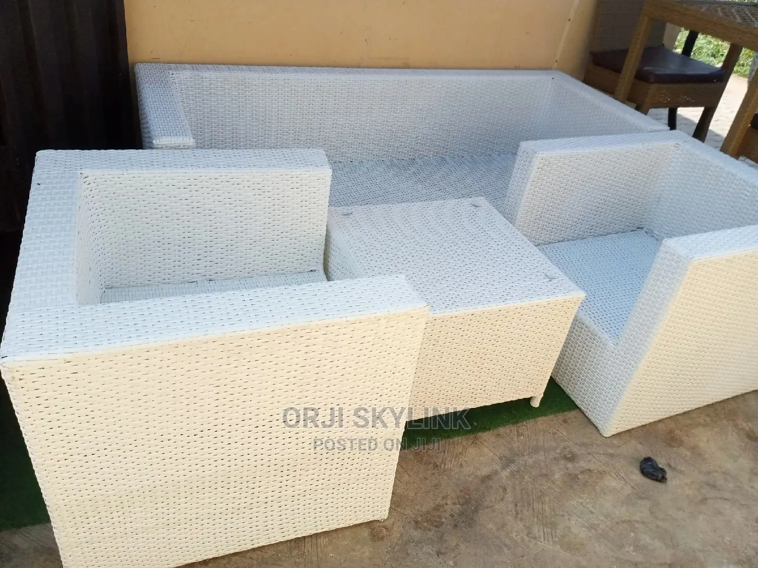 White Rattan Chair