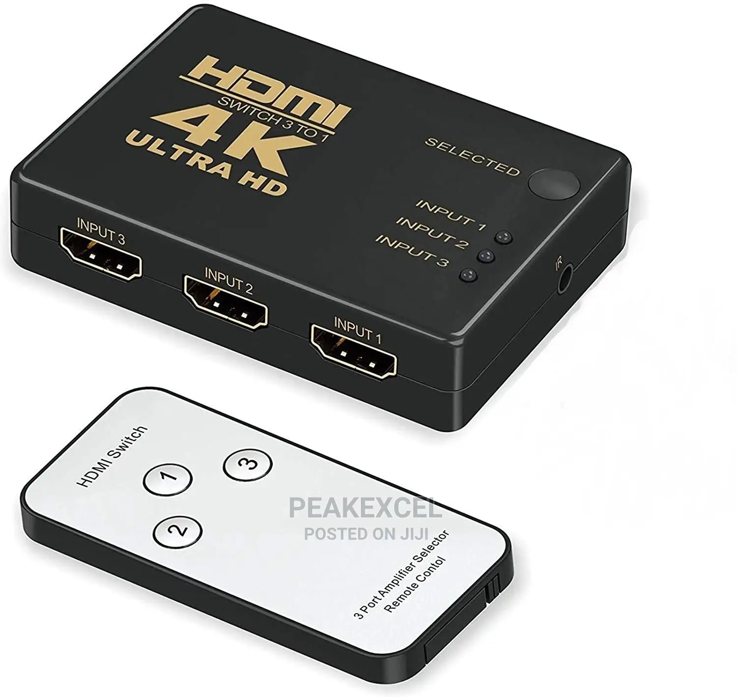 3 Port 4K*2K 1080P Switcher HDMI Switch Selector 3x1 Switch