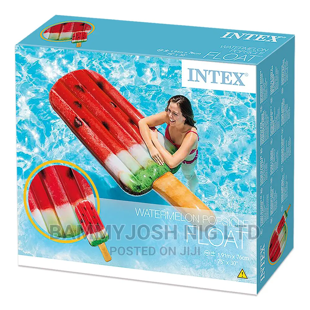 Intex Popsicle Inflatable Pool Float With Realistic Printing