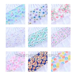 10pc Nail Design Foil And Transfer Adhensive
