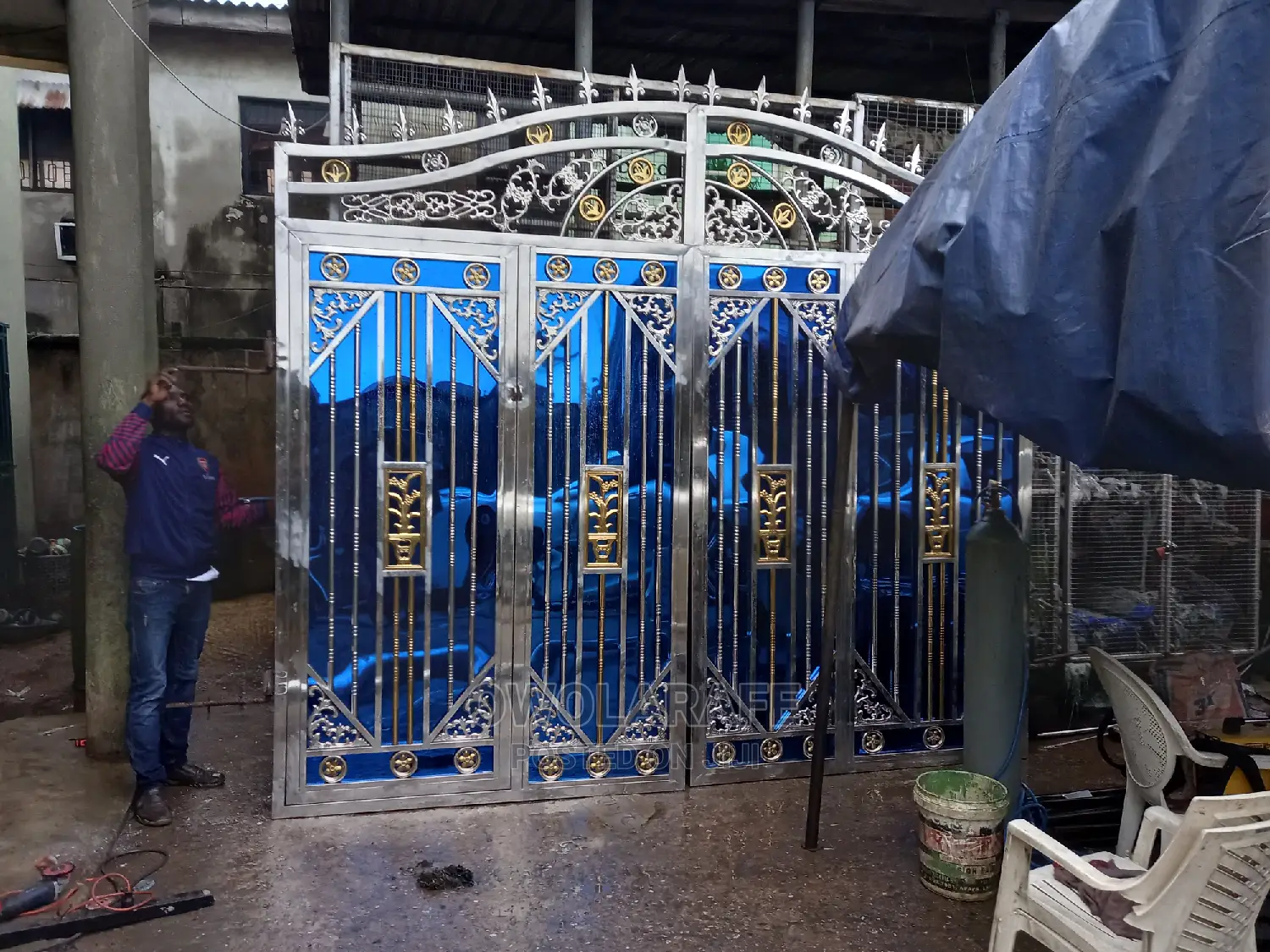 Harmony Steels Stainless Blue Gates