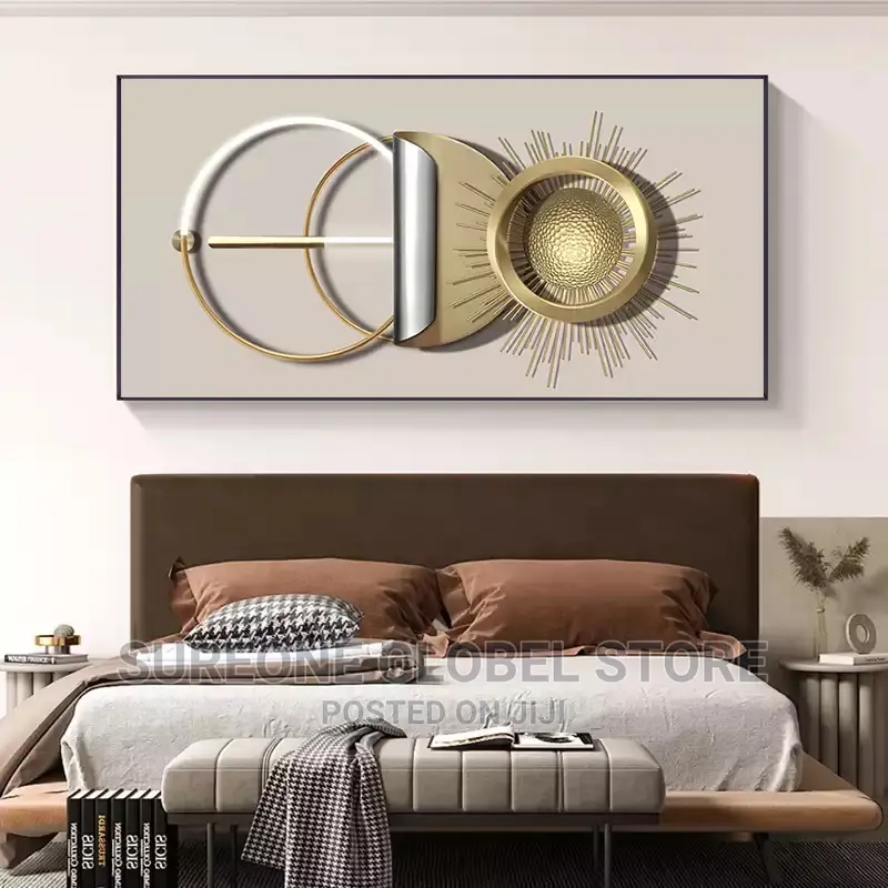 Wall Artwork With Tiny Gold Frame