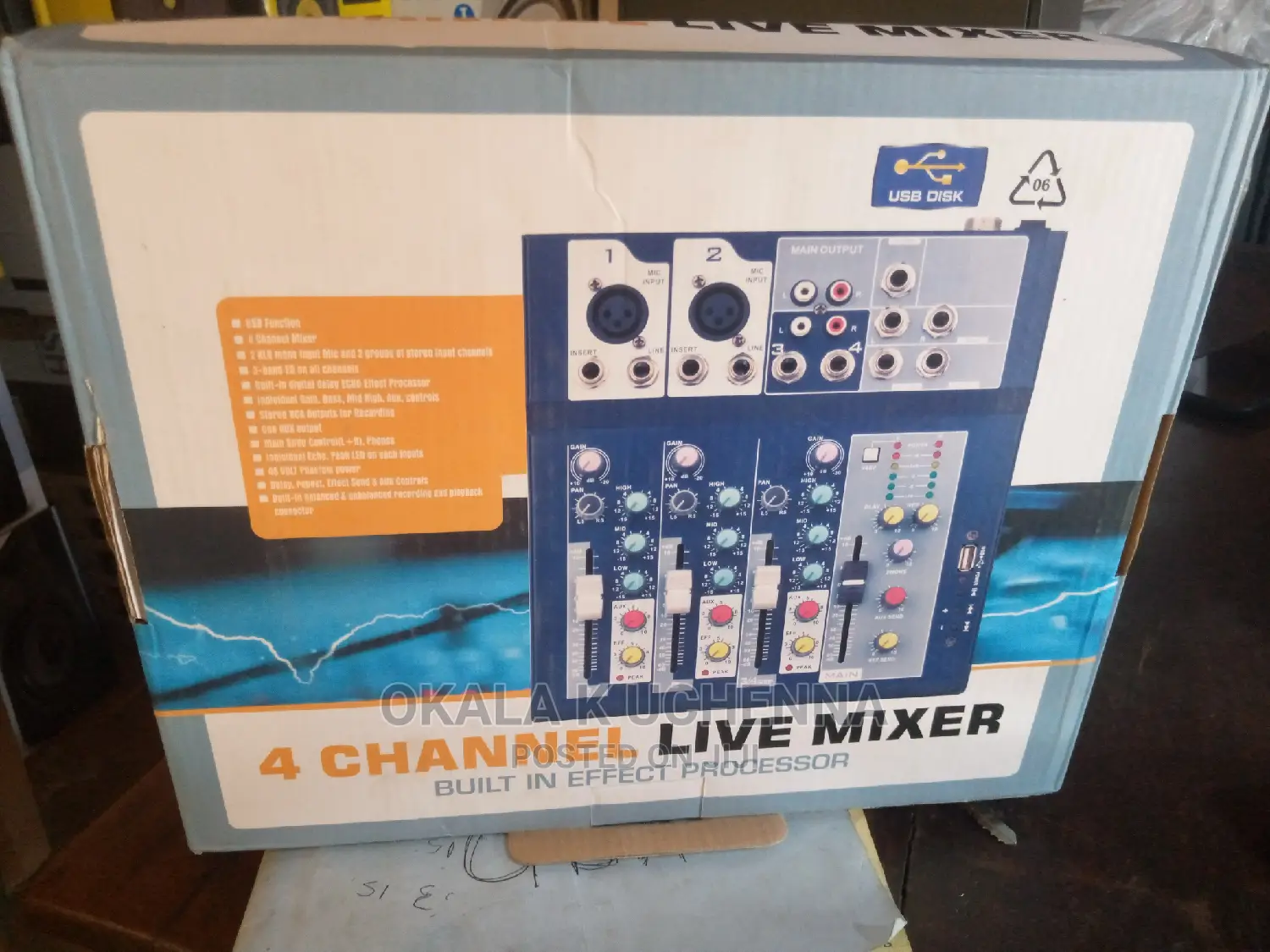 4 Channel Live Mixer