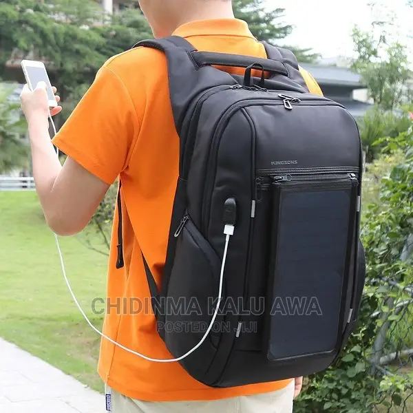 Kingsons Solar Charging Backpack
