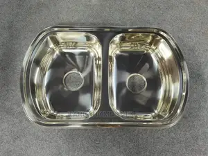 Stainless Steel Kitchen Sink D/B Curved