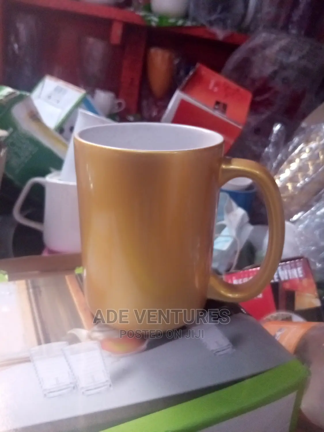Gold Mug Cup.