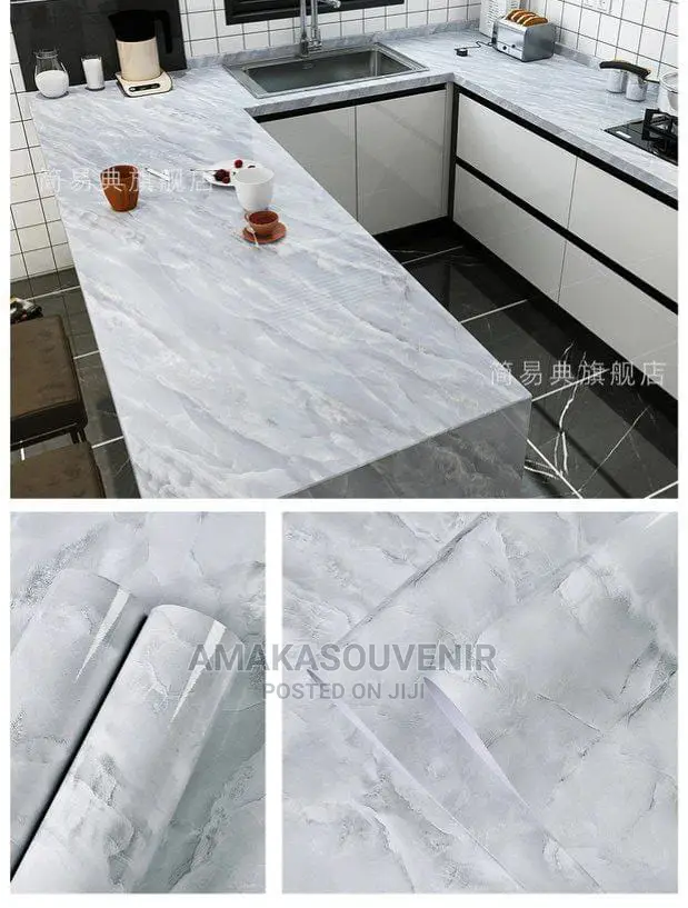 Waterproof Marble Wallpaper Self Adhesive