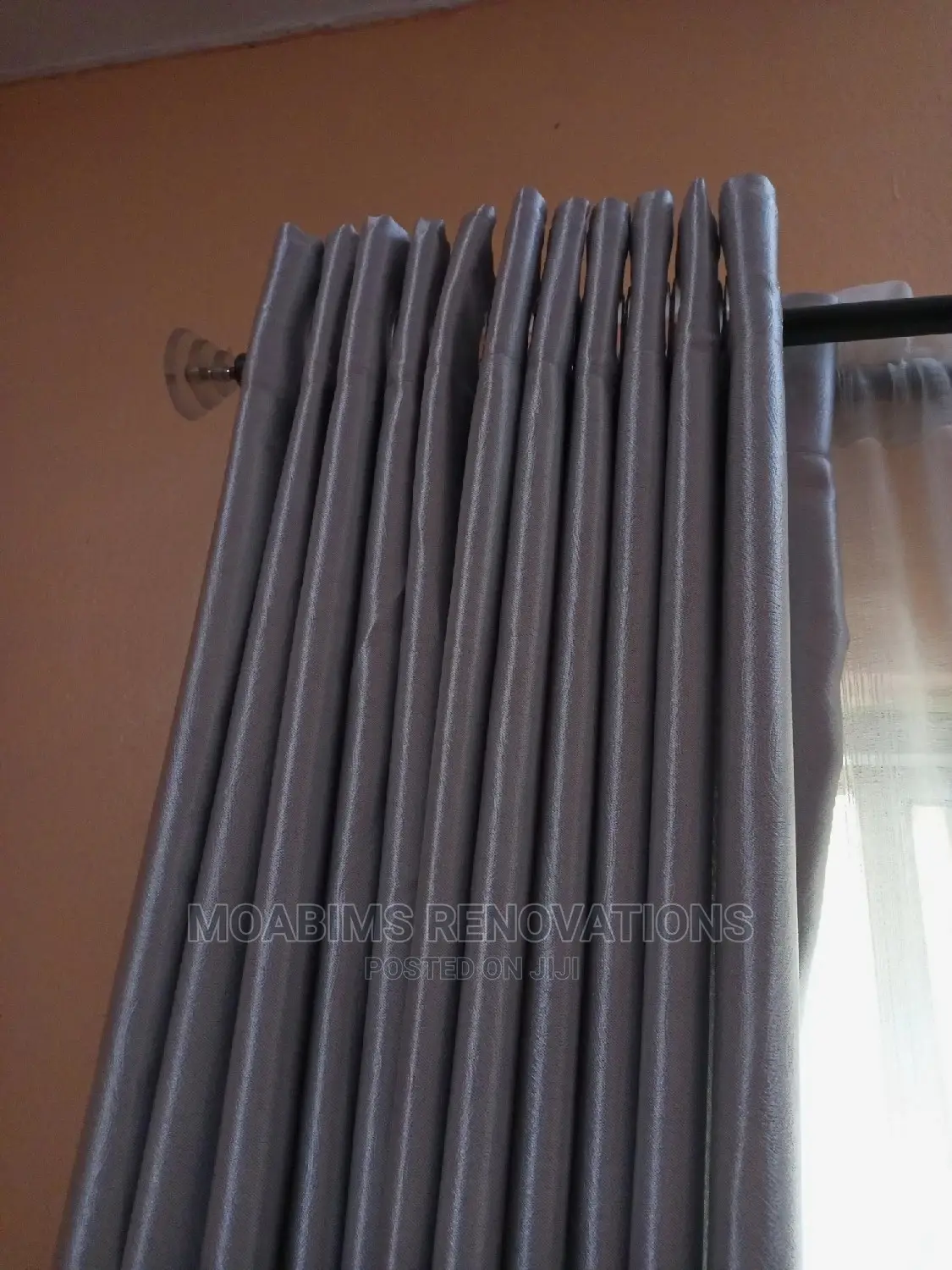 Classy Sliver Curtain Fabric