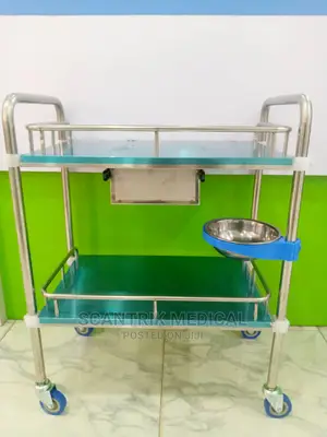 Hospital Cart Emergency Stainless Steel
