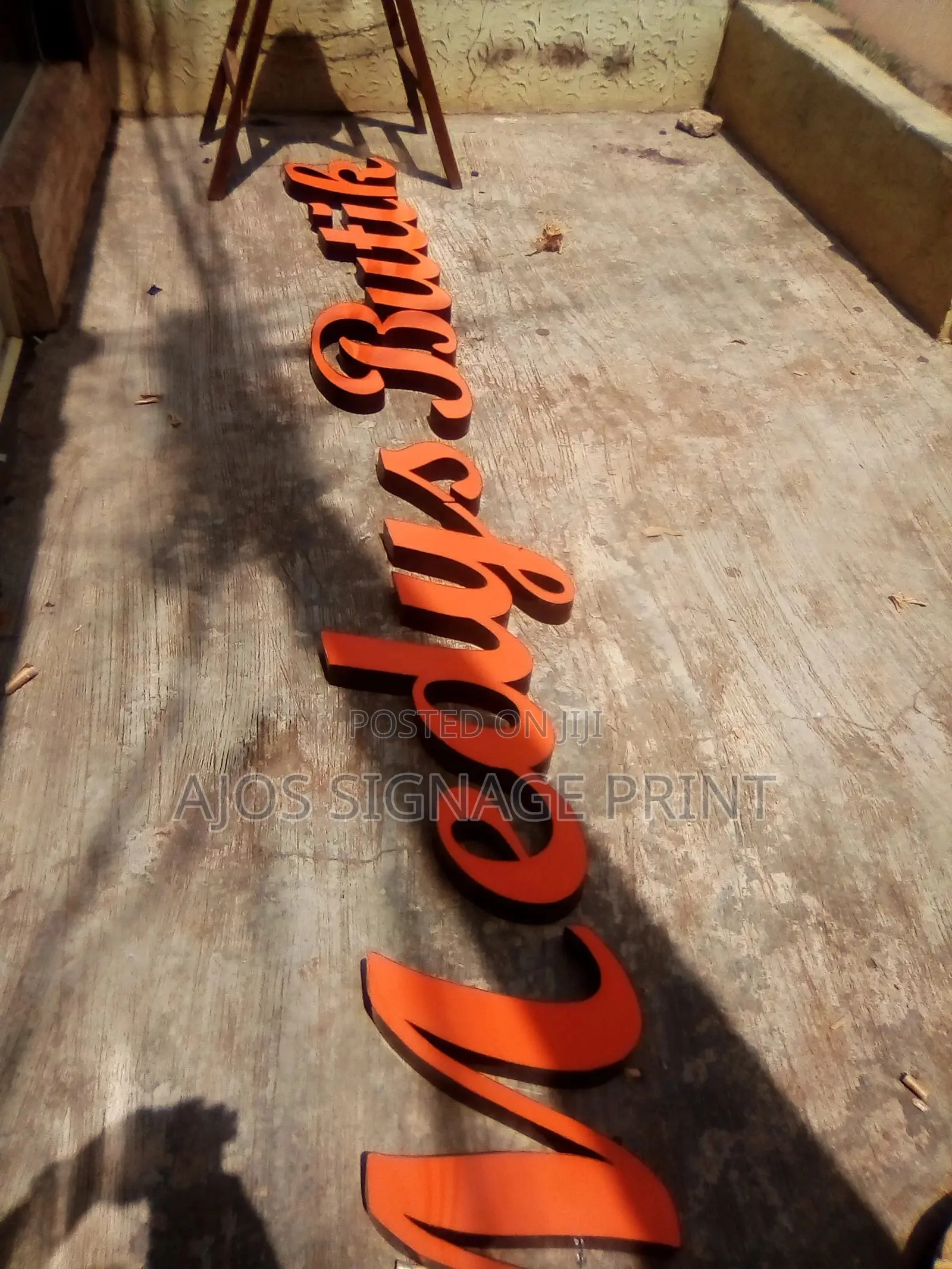 Letters Fabrication and Installation