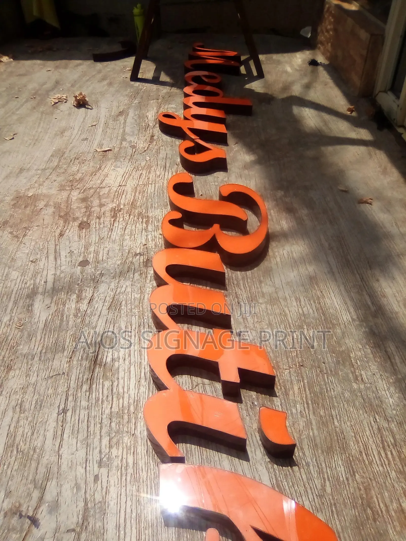 Letters Fabrication and Installation