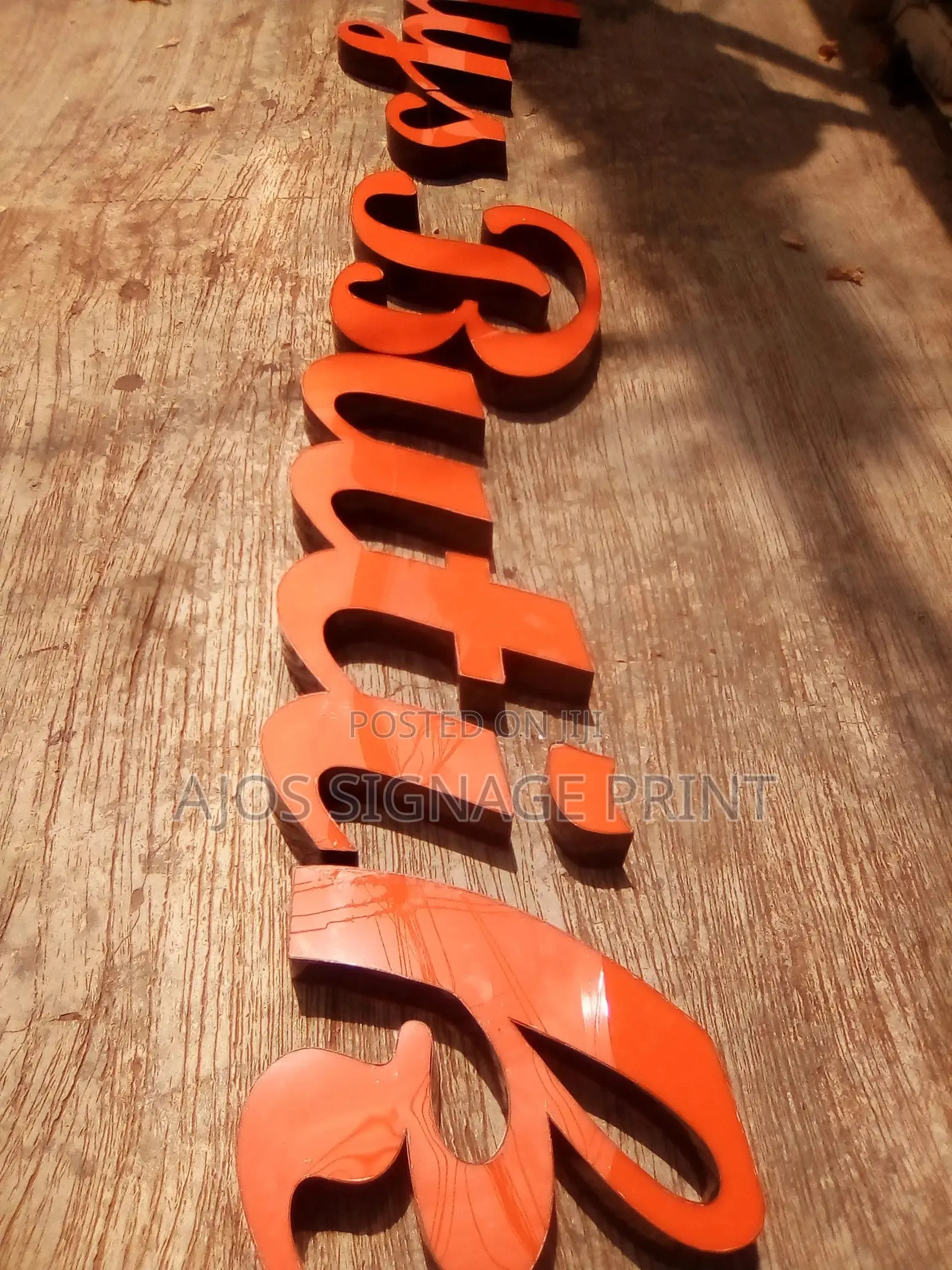 Letters Fabrication and Installation
