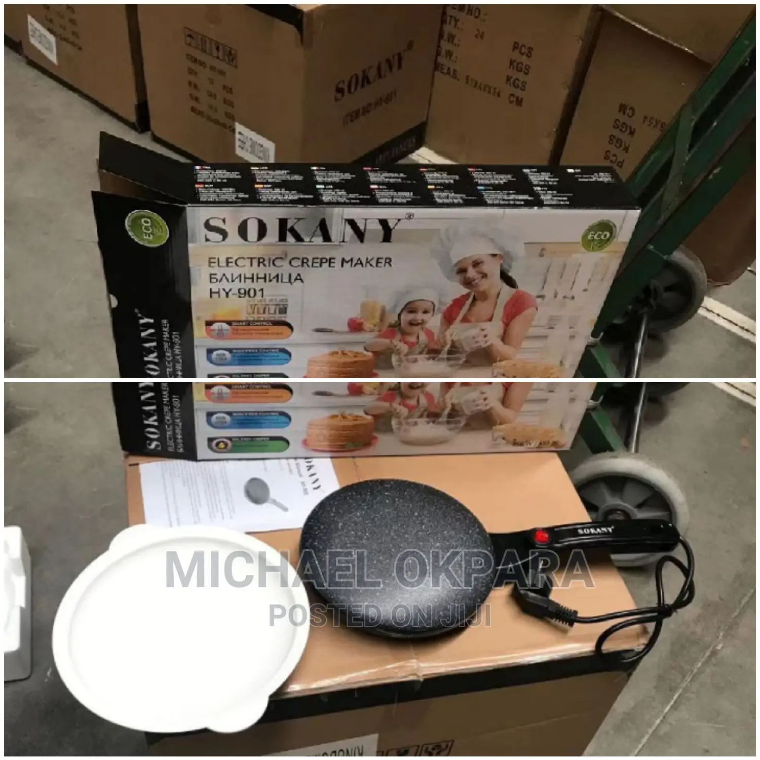 Sokany Electric Crepe Maker