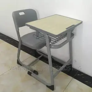 New Design Brown School Chairs And Table