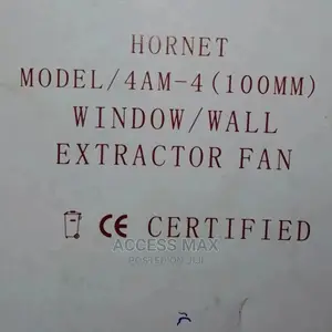 4inchs Extrator Fan Hornet