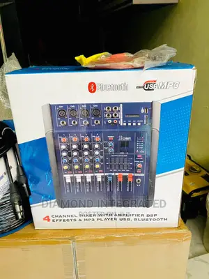 4 Channel Powered Mixer