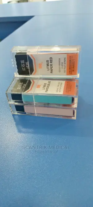 Litmus Paper Test Blue and Red