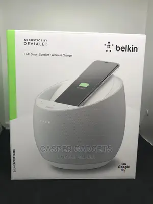 Belkin Hi-Fi Smart Speaker With Wireless Charger White