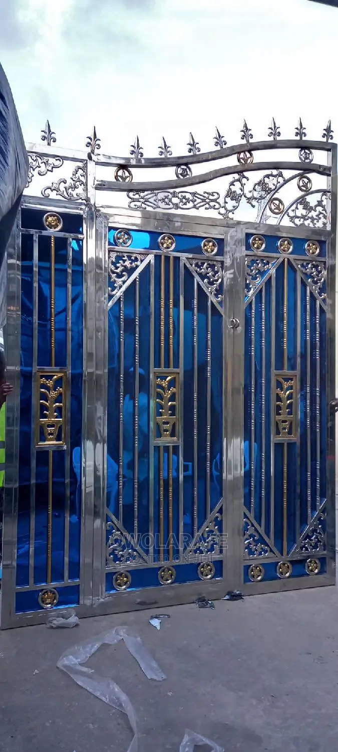 Stainless Steel Blue Swing Gate