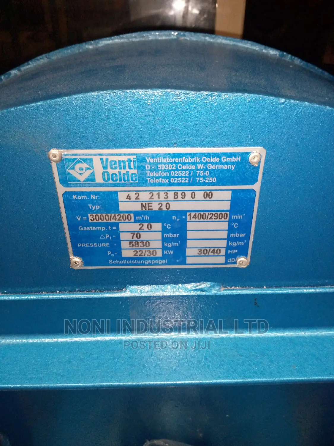 Bet Driven Blower Machine