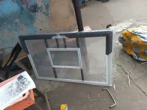 Fibre Basketball Backboard Black and White