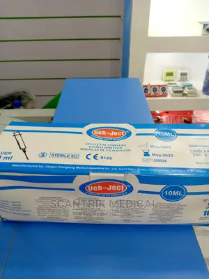 10ml Pack Large Plastic Syringe for Scientific Labs