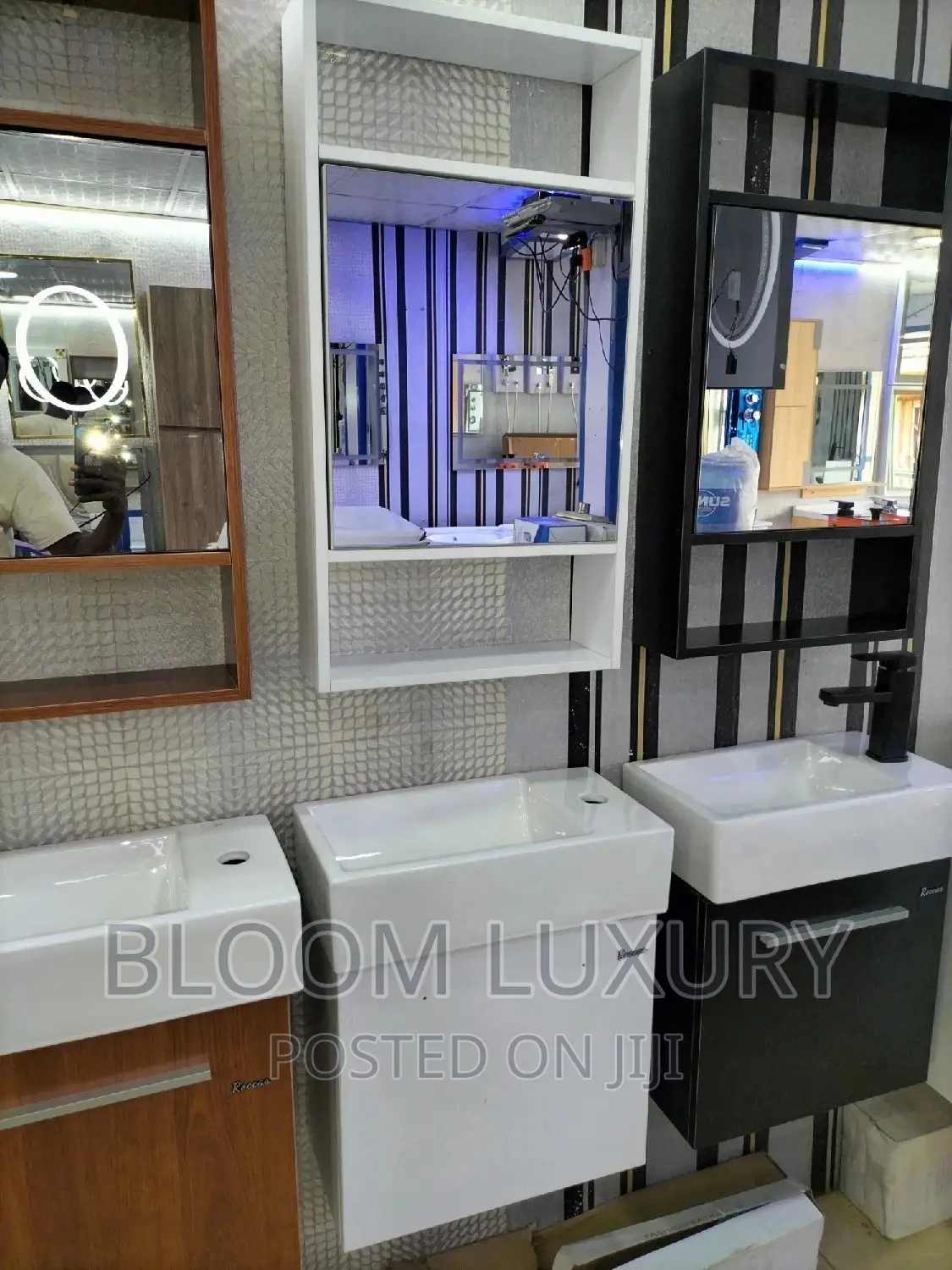Mini Cabinets And Mirror
