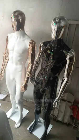 Luxury White And Gold/Black And Silver Male Mannequins