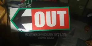 Reflective Out Signage.