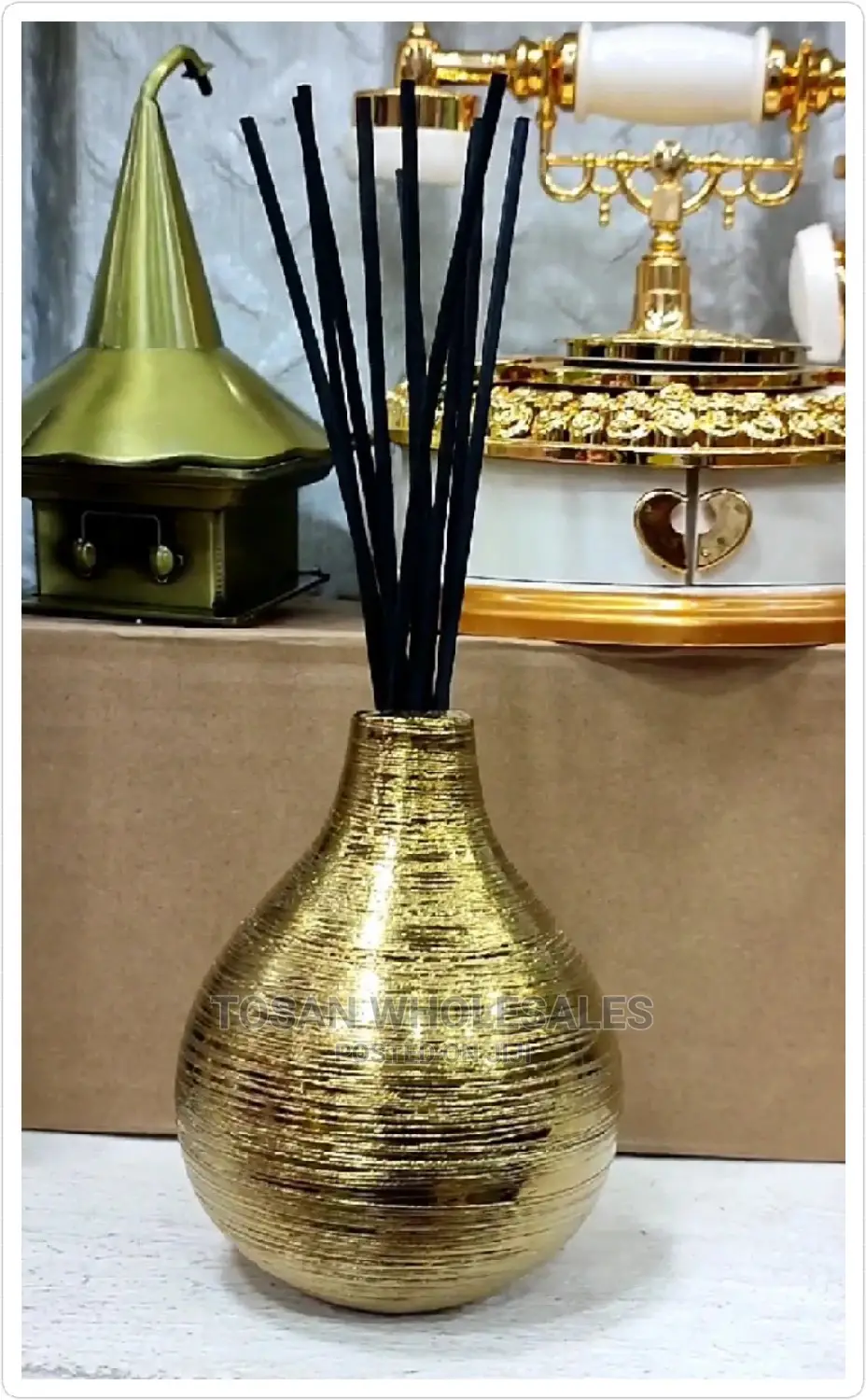 Gold Vase Reed Diffuser