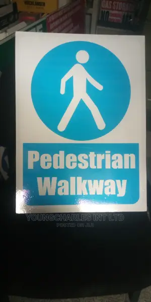 Reflective Walk Way Signage