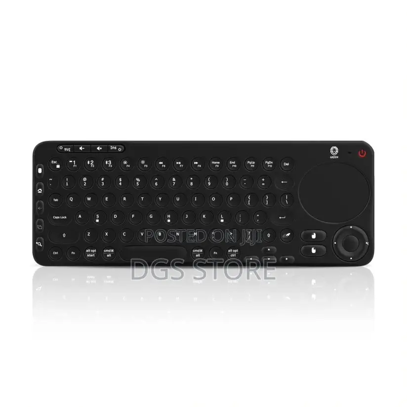 Green Dual Mode Portable Wireless Keyboard With Touchpad
